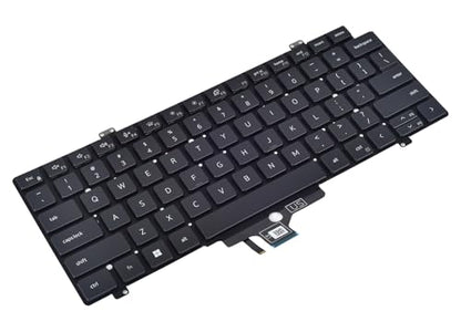 KBRPARTS 84 Keys USB Powered Flexible Keyboard for Dell Latitude 5420 5421 5430 5431 5440 5450 7420 7430 7520 7530 and Precision 3470 3480 3490 Models - Grey