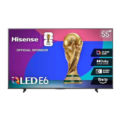 Hisense 55-Inch 55E6QF 4K 60Hz QLED Smart TV