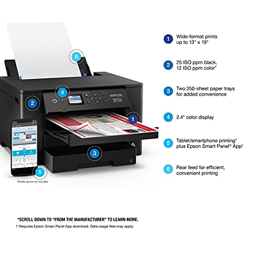 Epson WorkForce Pro WF-7310 Inkjet Printer Up to 13" x 19" 4800 x 2400 dpi All-In-One