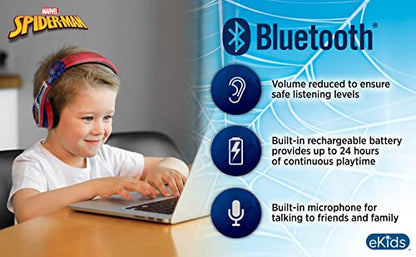 eKids SM-B50.Fxv8 Over-Ear Bluetooth Youth Headphones