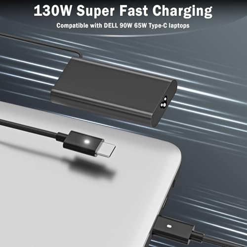 PIOEVTKA 130W USB Type C Laptop Charger Adapter SM130CS-01