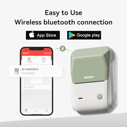 NIIMBOT B1 203×203 DPI Monochrome Portable Label Maker