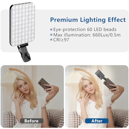 ALTSON 60 LED 3.9 Inch Rechargeable Fill Light D6-02-ES