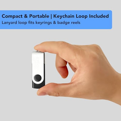 Enfain 16GB USB 2.0 Flash Drive 5000626 USB 2.0 Compact Portable Black