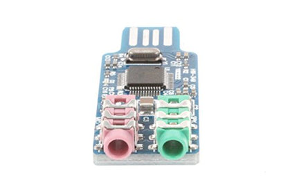 NOYITO 18g CM108 USB Sound Card Drive-Free External Module - Stereo - 5.1 Surround Sound