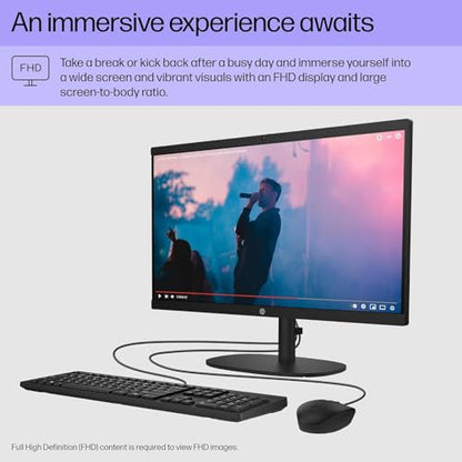 HP 21.5 inch All-in-One N100 1920x1080 8GB DDR5 Desktop