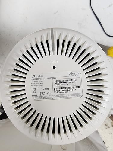 TP-Link 5500 sq. ft. Deco W7200 Tri-Band Wi-Fi 6 Router 1000 Mbps