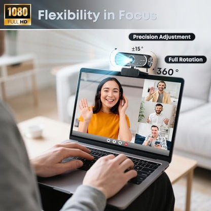 Shcngqio Compact TWC29 1080p Webcam USB CMOS