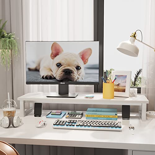 YAOHUOO 38.6 x 10.2 x 5 inches 01 100 Pounds Multi-Purpose Monitor Stand