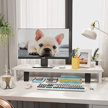 YAOHUOO 38.6 x 10.2 x 5 inches 01 100 Pounds Multi-Purpose Monitor Stand