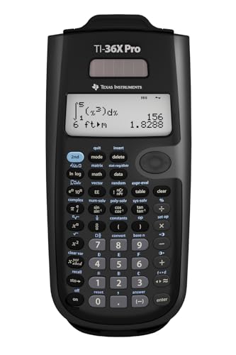 Texas Instruments TI-30X Engineering/Scientific Calculator | 2.62" LCD Screen | Battery Powered | Model 36PRO/TBL/1L1