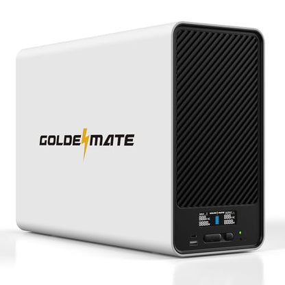 GOLDENMATE 1500VA/1200W Lithium UPS Battery Backup, 8 Outlets, Line Interactive