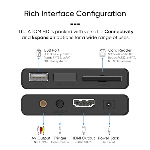 NEUMITECH Atom HDMI Remote Controlled Digital Media Player 1920x1080 Pixels