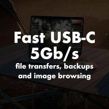 LaCie 5TB STJJ5000400 USB 2.0/3.0 External Hard Drive - 5400 RPM - Mechanical - Mini Form Factor