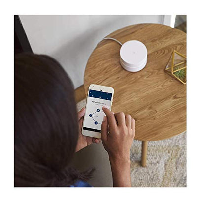 Google White NLS-1304-25 Wi-Fi 5 Router 1200 Mbps Dual-Band Whole Home Mesh System