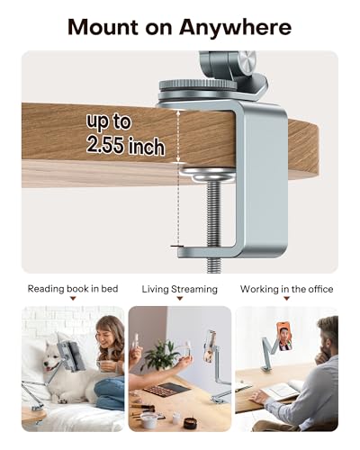OMOTON 4.7-13 inch GH03 Tablet Arm Holder for Desk