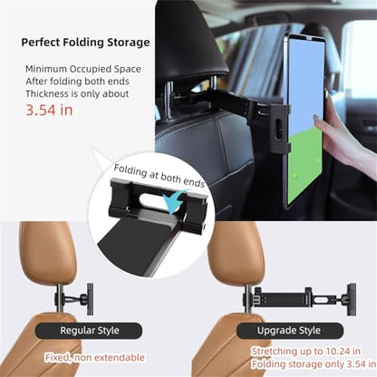 AIOYE 12.9-Inch Car Tablet Holder001 Adjustable Holder for All Compatible Devices