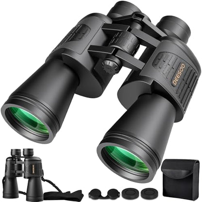 deesoo 20x52 HD High Power Binoculars Adult Model deesoo2052 Multilayer Coating Roof Prism Optics