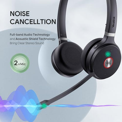 Yealink WH62 Mono YEALINK-WH62-TEAMS Wireless Headset DECT 6.0 No Jack Outer Headphone