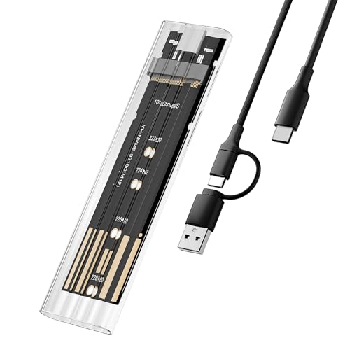 BMKZAYR M.2 SSD Enclosure USB 3.2 Gen 2 10Gbps Universal