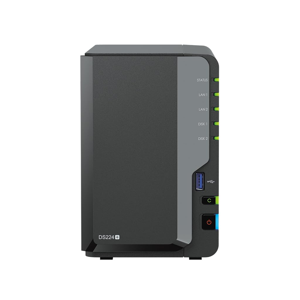 Synology 1U RackStation RS822+ Network Attached Storage (NAS) Enclosure