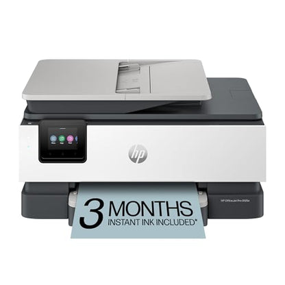HP OfficeJet Pro 8125e Wireless All-in-One Inkjet Printer, 4800 x 1200, 12 ppm Black, 10 ppm Color, ADF