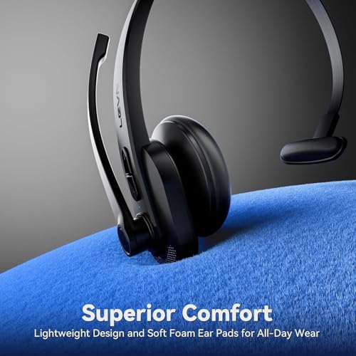 LEVN Wireless Headset HS011V1 - On Ear - Bluetooth - Black