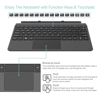 Arteck QWERTY Type Cover HB216 BT Mechanical Keyboard for Microsoft Surface Go 4, 3, 2, 1