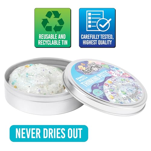Crazy Aaron's Kawaii Cute KC020 Silicone Putty for Ages 3+ - Creative Play and Sensory Engagement