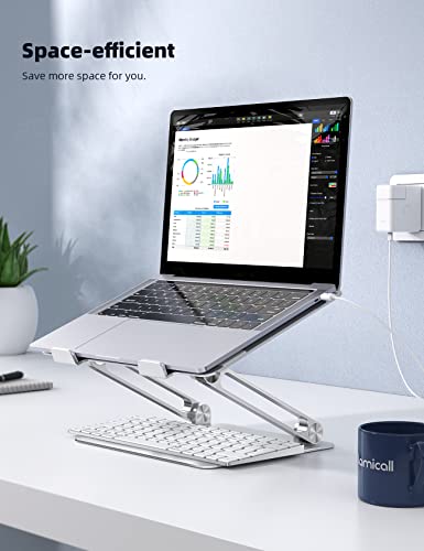 Lamicall 12x10x2 ln09 Aluminum Adjustable Laptop Stand Tabletop Compatible with Laptops 10-17.3 inches