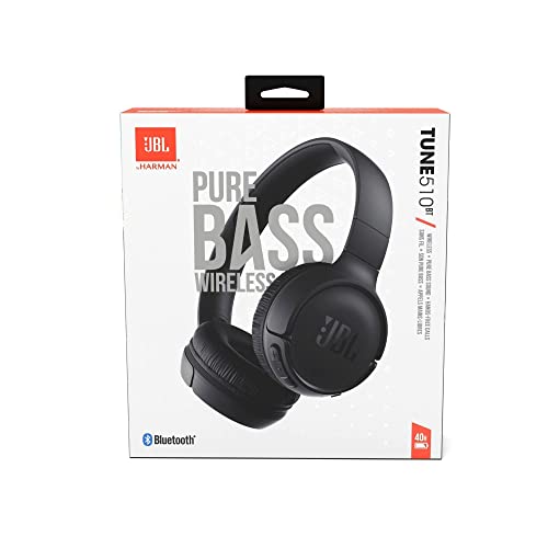JBL Tune 510BT JBLT510BTBLKAM Wireless On-Ear Headphones
