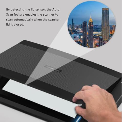 Hiedmeil A3 Flatbed Scanner 1200 DPI 8 Sec Auto-Scan LED Light Source