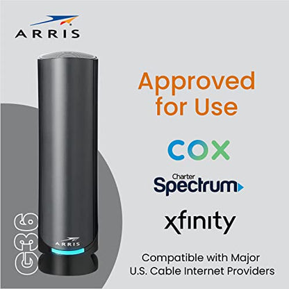 ARRIS 10" x 3" x 8" G36 Ethernet 802.11ax Access Point Wi-Fi 6 Dual-Band Router
