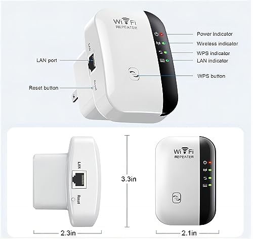 ZiShu WiFi Range Extender 2026 Model 300 Mbps Dual-Band Wireless Access Point