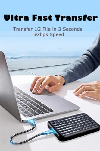 Tianken 1TB TK-EHDLG1030 USB 3.0 External Hard Drive 2.5-Inch