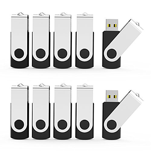 Aiibe 10 Count 8GB USB Flash Drive USB 2.0 Storage Device