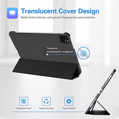 ProCase iPad Pro 11 Inch Case Model: PC-08362984, Form Factor: Case, Color: Black, Compatibility: A1980 / A2013 / A1934 / A1979 / A2228 / A2231 / A2068 / A2230 / A2377 / A2459 / A2301 / A2460