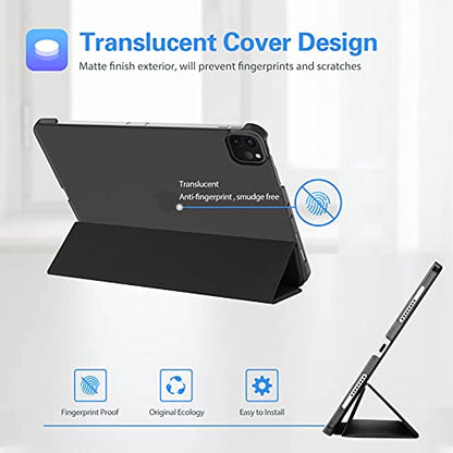 ProCase iPad Pro 11 Inch Case Model: PC-08362984, Form Factor: Case, Color: Black, Compatibility: A1980 / A2013 / A1934 / A1979 / A2228 / A2231 / A2068 / A2230 / A2377 / A2459 / A2301 / A2460