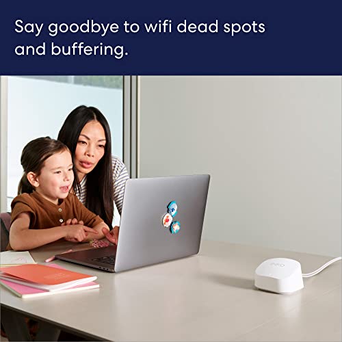 Amazon eero 6+ 1-pack Mesh Wifi Router Gigabit Speed Up to 1500 sq. ft. Coverage