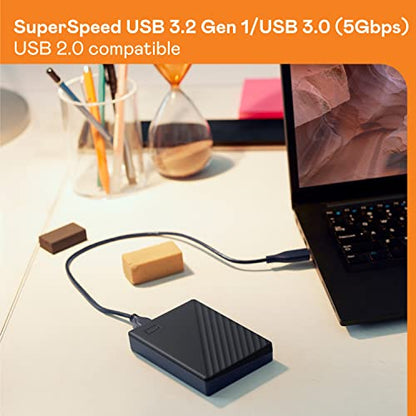 WD 6TB External Hard Drive WDBR9S0060BBK-WESN USB 2.0/3.0 Portable HDD