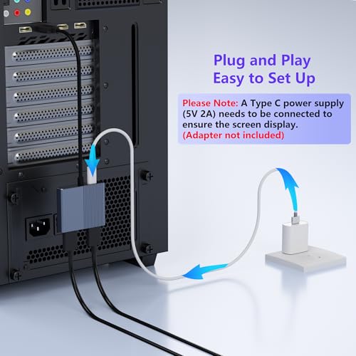 Aibilangose Dual HDMI Adapter AIB-DP-HDMI01 4K@60Hz DisplayPort MST Hub