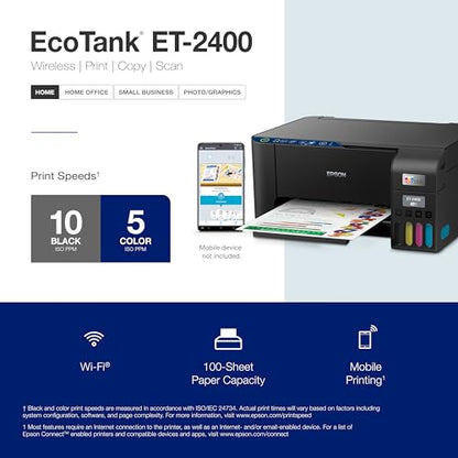 Epson EcoTank ET-2400 Inkjet All-in-One Printer C11CJ67201 5760 x 1440 dpi