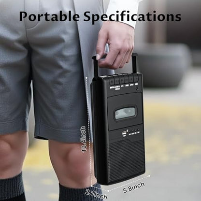 Mersoco T300-N Cassette Player Recorder & Converter USB Interface 90 Minutes Mono