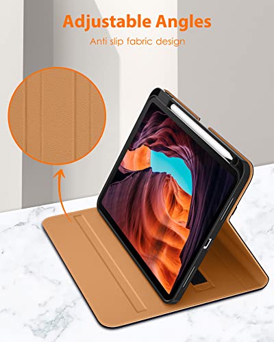 DTTO Case Navy Blue for iPad 10.9" 10th Gen 2022 & 11" 11th Gen 2025 - Model Numbers: A2757/A3354/A3355/A3356 - Faux Leather