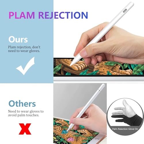 COO Stylus Pen for iPad 2022-2024 with Palm Rejection and Fast Charging