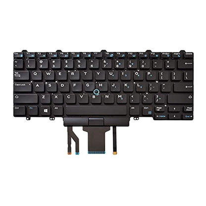 SUNMALL 104-Key Backlit Keyboard PK1313D4B00 Wired QWERTY Layout Black Plastic