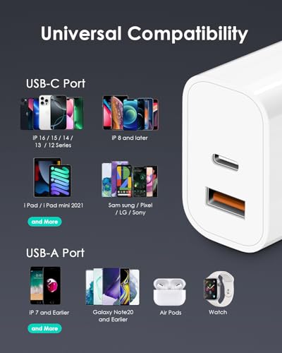 CXX 20W Dual-Port Wall Charger CA-43T ETL