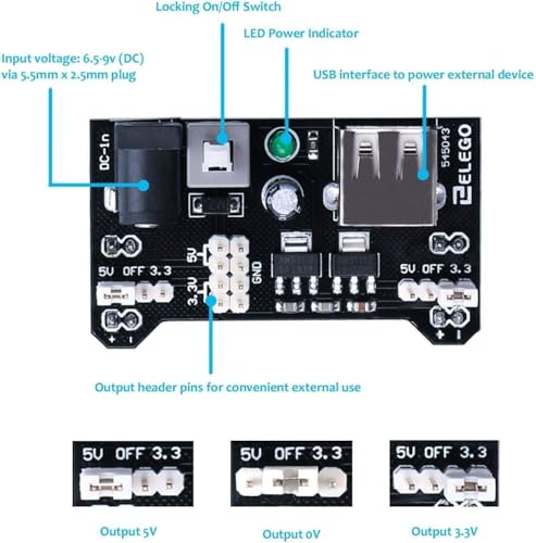 ELEGOO 235 Items Electronic Fun Kit Bundle