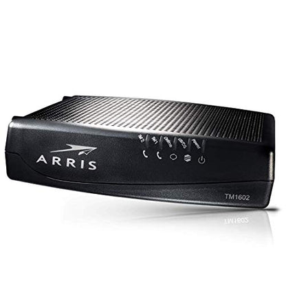 ARRIS Touchstone TM1602A Ethernet Modem - 5 Ports, Black