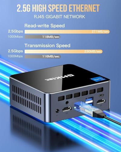 GMKtec Mini PC M2 Pro S Intel Core i7-1185G7 4.8 GHz 16GB DDR4 1TB SSD 4K